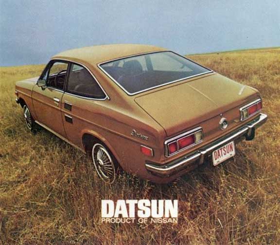 1971 Datsun 1200 Coupe classic ad press photo