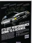 1980 Datsun 200sx classic ad "It's got performance down to a science."